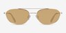 Range Shiny Gold MetalSunglass Frames from EyeBuyDirect, Front View