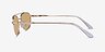 Range Shiny Gold MetalSunglass Frames from EyeBuyDirect, Side View