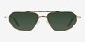 Viper Red Tortoise MetalSunglass Frames from EyeBuyDirect, Front View