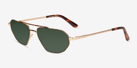 Viper Red Tortoise Métal Soleil de Lunette de vue d'EyeBuyDirect, Vue d'Angle