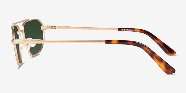 Viper Red Tortoise MetalSunglass Frames from EyeBuyDirect, Side View