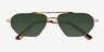 Viper Red Tortoise MetalSunglass Frames from EyeBuyDirect, Closed View