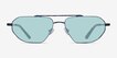 Viper Blue Tortoise MetalSunglass Frames from EyeBuyDirect, Front View
