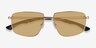 Vitality Matte Gold MetalSunglass Frames from EyeBuyDirect, Closed View
