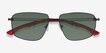 Vitality Matte Black MetalSunglass Frames from EyeBuyDirect, Closed View