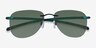 Ludo Black MetalSunglass Frames from EyeBuyDirect, Closed View