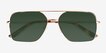 Gilmore Shiny Gold Tortoise MetalSunglass Frames from EyeBuyDirect, Closed View