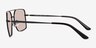 Gilmore Black MetalSunglass Frames from EyeBuyDirect, Side View