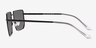Remix Shiny Black MetalSunglass Frames from EyeBuyDirect, Side View