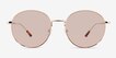 Olin Shiny Gold Tortoise MetalSunglass Frames from EyeBuyDirect, Front View