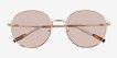 Olin Shiny Gold Tortoise MetalSunglass Frames from EyeBuyDirect, Closed View