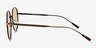 Olin Bronze MetalSunglass Frames from EyeBuyDirect, Side View