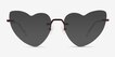 Priya Shiny Red MetalSunglass Frames from EyeBuyDirect, Front View