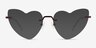 Priya Shiny Red MetalSunglass Frames from EyeBuyDirect, Front View