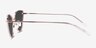 Tanvi Shiny Rose Gold MetalSunglass Frames from EyeBuyDirect, Side View