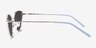 Tanvi Shiny Silver MetalSunglass Frames from EyeBuyDirect, Side View