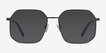 Expand Shiny Black MetalSunglass Frames from EyeBuyDirect, Front View