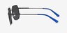 Expand Shiny Black MetalSunglass Frames from EyeBuyDirect, Side View