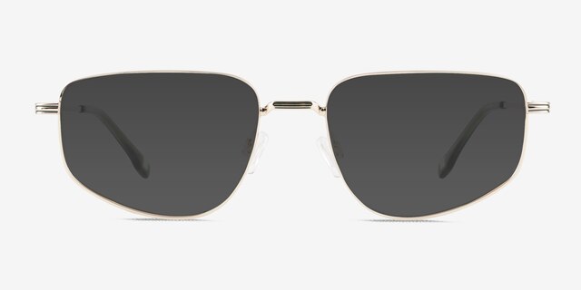 Collin Gold MetalSunglass Frames from EyeBuyDirect, Front View