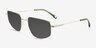 Collin Gold MetalSunglass Frames from EyeBuyDirect, Angle View