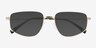 Collin Gold MetalSunglass Frames from EyeBuyDirect, Closed View