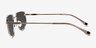 Collin Light Brown MetalSunglass Frames from EyeBuyDirect, Side View