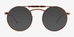 Neve Tortoise Brown MetalSunglass Frames from EyeBuyDirect, Front View