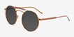Neve Tortoise Brown MetalSunglass Frames from EyeBuyDirect, Angle View