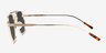 Dean Tortoise Gold MetalSunglass Frames from EyeBuyDirect, Side View