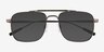 Dean Green Brown MetalSunglass Frames from EyeBuyDirect, Closed View
