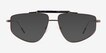 Rilee Blue Tortoise Gunmetal MetalSunglass Frames from EyeBuyDirect, Front View
