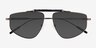 Rilee Blue Tortoise Gunmetal MetalSunglass Frames from EyeBuyDirect, Closed View