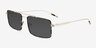 Dylan Green Tortoise MetalSunglass Frames from EyeBuyDirect, Angle View