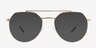 Kye Matte Gold MetalSunglass Frames from EyeBuyDirect, Front View