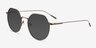 Steve Matte Gunmetal MetalSunglass Frames from EyeBuyDirect, Angle View