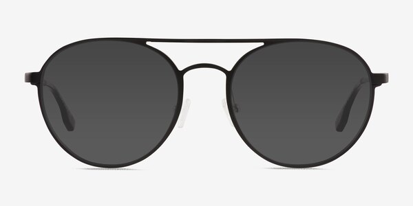 Coupe Matte Black Aluminium-alloy Sunglass Frames