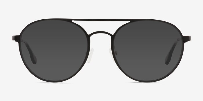 Coupe Matte Black Aluminium-alloy Sunglass Frames from EyeBuyDirect