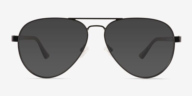 Tank Black Carbon-fiberSunglass Frames from EyeBuyDirect, Front View