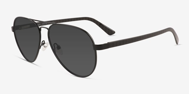 Tank Black Carbon-fiberSunglass Frames from EyeBuyDirect, Angle View
