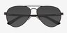 Tank Black Carbon-fiberSunglass Frames from EyeBuyDirect, Closed View