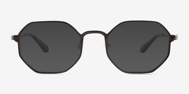 Rider Matte Gunmetal Aluminium-alloySunglass Frames from EyeBuyDirect, Front View