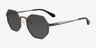 Rider Matte Gunmetal Aluminium-alloySunglass Frames from EyeBuyDirect, Angle View