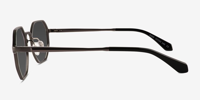 Rider Matte Gunmetal Aluminium-alloySunglass Frames from EyeBuyDirect, Side View