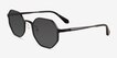 Rider Matte Black Aluminium AlloySunglass Frames from EyeBuyDirect, Angle View