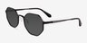 Rider Matte Black Aluminium-alloySunglass Frames from EyeBuyDirect, Angle View