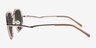 Teo Gradient Matte Brown MetalSunglass Frames from EyeBuyDirect, Side View