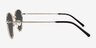Aiden Gradient Black Gold MetalSunglass Frames from EyeBuyDirect, Side View