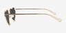 Wonderful Gold MetalSunglass Frames from EyeBuyDirect, Side View