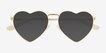 Wonderful Gold MetalSunglass Frames from EyeBuyDirect, Closed View