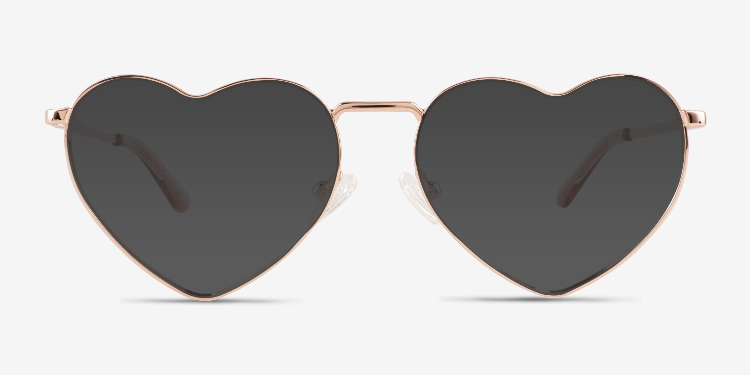 Barbara Reading Sunglasses 1.75 Clear Gold Sweetheart Frames Dark Lenses NWT OCCI CHIARI Women main image 4